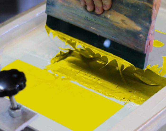 Preview: AQUA-TEX - NEON-GELB Wasserbasierte Siebdruckfarbe